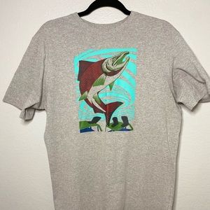Patagonia Fish T-shirt Men’s Regular Fit Size Med